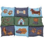 Trixie Hondenkussen Patchwork Blauw / Groen - Afbeelding 1