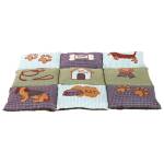 Trixie Hondenkussen Patchwork Blauw / Groen - Afbeelding 4
