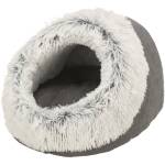 Trixie Kattenmand Iglo Harvey Grijs / Wit-Zwart - Afbeelding 1
