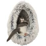 Trixie Kattenmand Iglo Harvey Grijs / Wit-Zwart - Afbeelding 2
