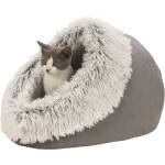 Trixie Kattenmand Iglo Harvey Grijs / Wit-Zwart - Afbeelding 3