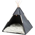 Trixie Schuilplaats Tipi Vilt Antraciet - Afbeelding 3