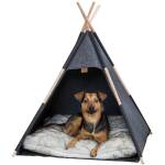 Trixie Schuilplaats Tipi Vilt Antraciet - Afbeelding 4