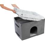 Trixie Hondenmand Huis Harvey Met Trap Grijs / Wit - Afbeelding 4