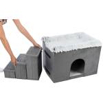 Trixie Hondenmand Huis Harvey Met Trap Grijs / Wit - Afbeelding 6