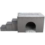 Trixie Hondenmand Huis Harvey Met Trap Grijs / Wit - Afbeelding 9