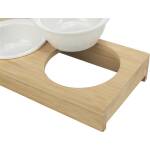 Trixie Voerbak Waterbak-Set Keramiek / Bamboe - Afbeelding 5