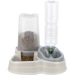 Trixie Voerdispenser En Waterdispenser Kunststof Grijs / Taupe - Afbeelding 3