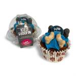 The Barking Bakery Carob Woofin Met Blauw Glazuur - Afbeelding 1