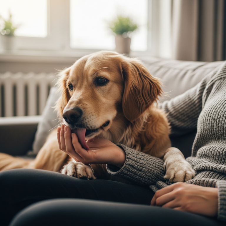 Waarom honden mensen likken: wat het betekent en wat je kunt doen